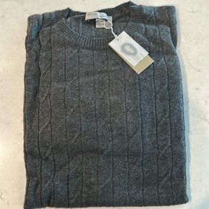 KinRoss Cashmere men’s crew neck sweater